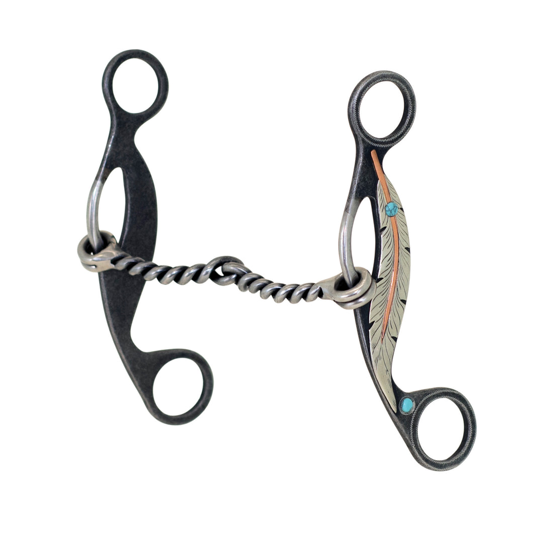 Feather Twisted Snaffle Gag - Henderson's Western Store