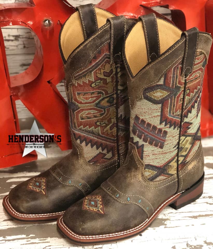 Ladies Aztec Top Boots - Henderson's Western Store