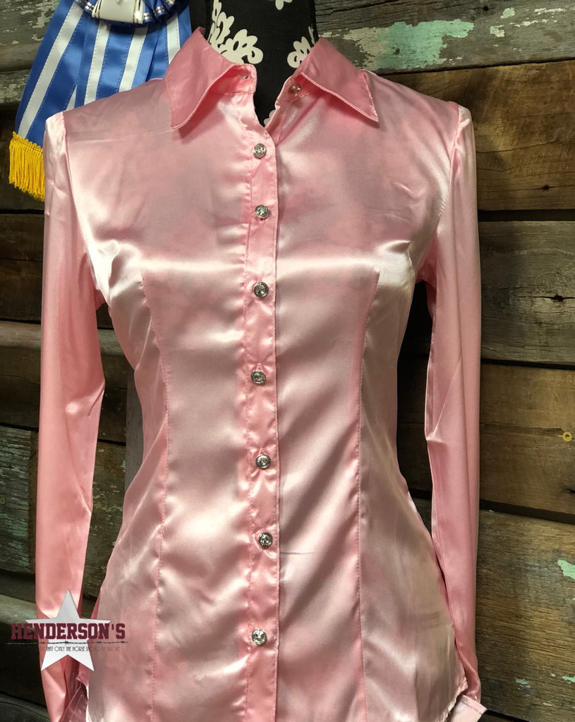 Silk Winning Show Shirt ~ Ballet Pink - Henderson's Western Store