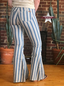Load image into Gallery viewer, High Rise Striped Bell Bottoms - Henderson&#39;s Western Store