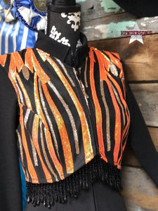 Load image into Gallery viewer, Bengals Bolero - Henderson&#39;s Western Store