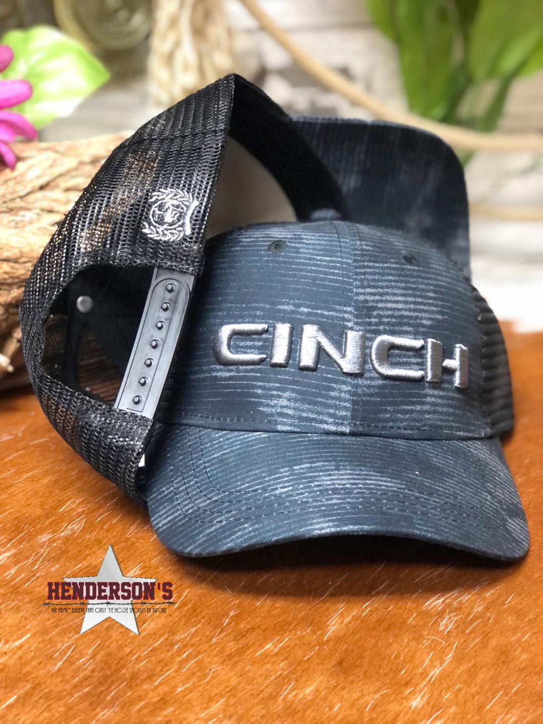 Cinch Trucker Cap ~ Black Camo - Henderson's Western Store