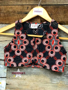 Load image into Gallery viewer, Black Ayala &quot;Mini&quot;  Youth Bolero Vest Cowgirl Junk Co.   