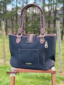 Load image into Gallery viewer, MW Western Tote ~ Black - Henderson&#39;s Western Store
