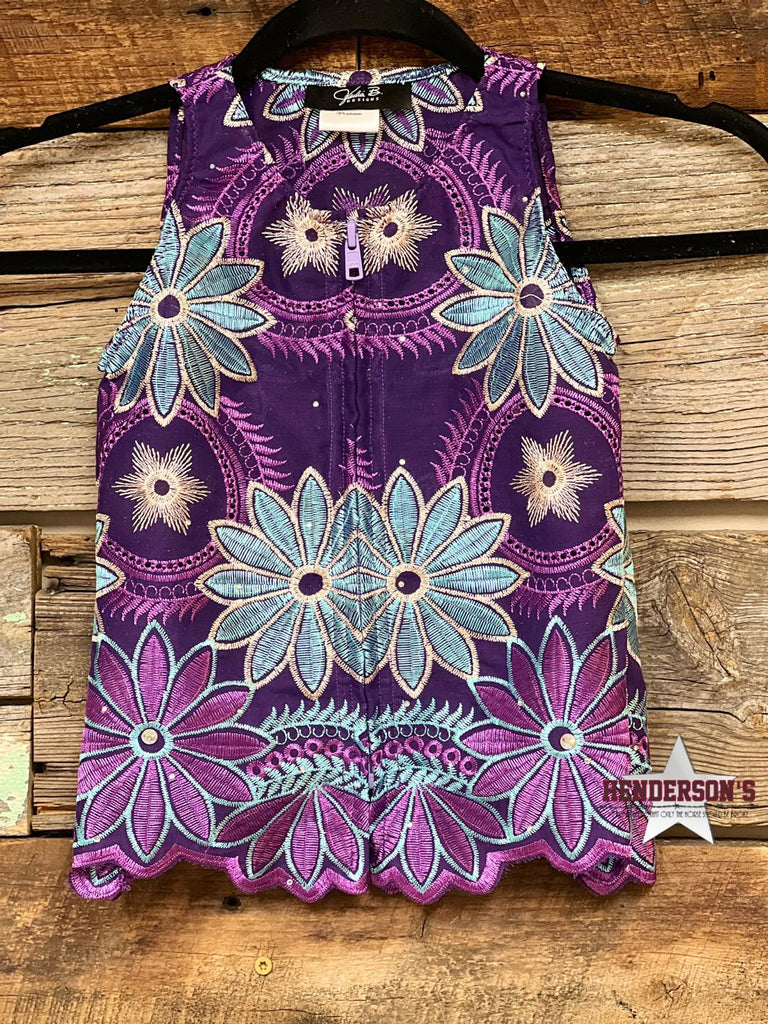 Blooming Flowers Youth "Mini" Show Vest - Henderson's Western Store