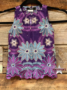 Load image into Gallery viewer, Blooming Flowers Youth &quot;Mini&quot; Show Vest - Henderson&#39;s Western Store