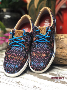 Load image into Gallery viewer, Ladies Twisted X Kicks ~ Blue Aztec - Henderson&#39;s Western Store