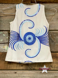 Load image into Gallery viewer, Kid&#39;s Blue Candy Vest - Henderson&#39;s Western Store