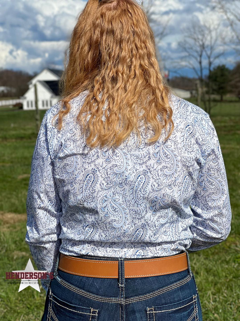 Rough Stock For Her - Blue Paisley - Henderson's Western Store