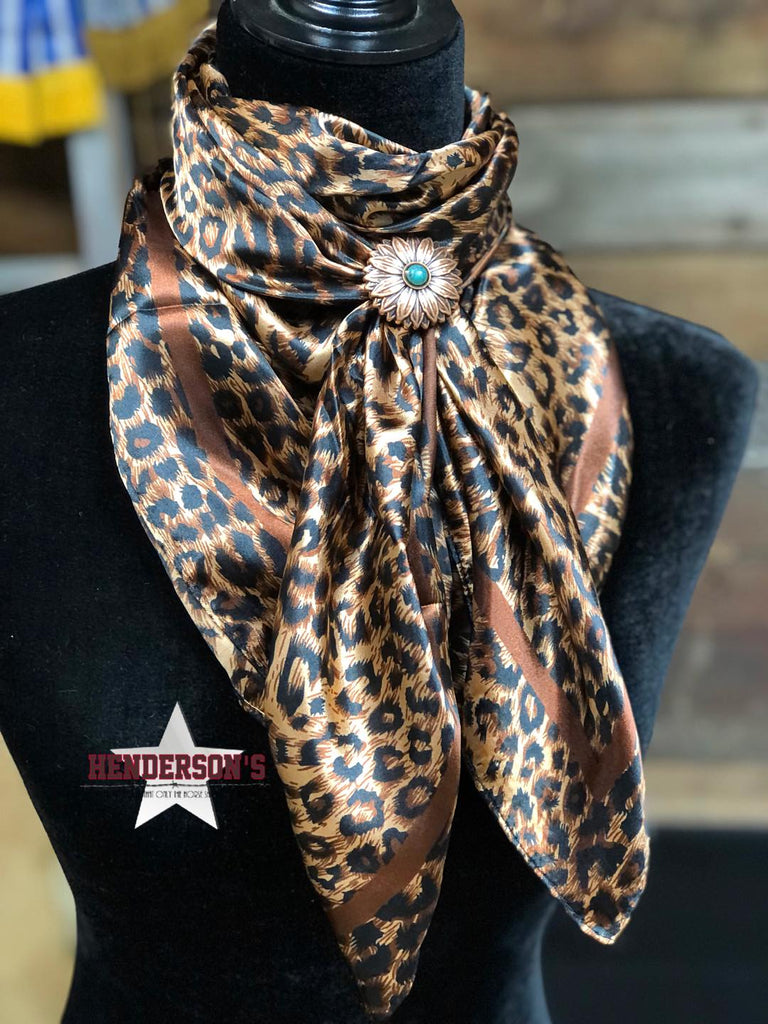 Rodeo Drive Wild Rags/Scarf ~ Brown Leopard - Henderson's Western Store
