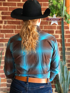 Load image into Gallery viewer, Rough Stock For Her ~ Brown Plaid - Henderson&#39;s Western Store