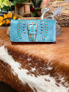 Load image into Gallery viewer, Montana West Buckle Wallet - Henderson&#39;s Western Store
