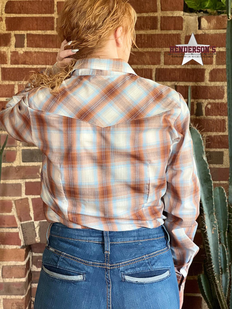 Ladies Butterscotch Plaid by Roper - Henderson's Western Store