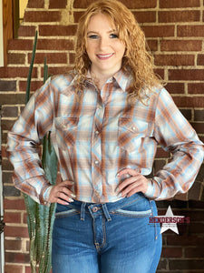 Load image into Gallery viewer, Ladies Butterscotch Plaid by Roper - Henderson&#39;s Western Store