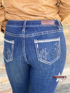 Load image into Gallery viewer, Raised Denim Cactus Jeans - Henderson&#39;s Western Store