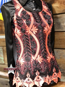 Load image into Gallery viewer, Coral Craze Show Vest - Henderson&#39;s Western Store