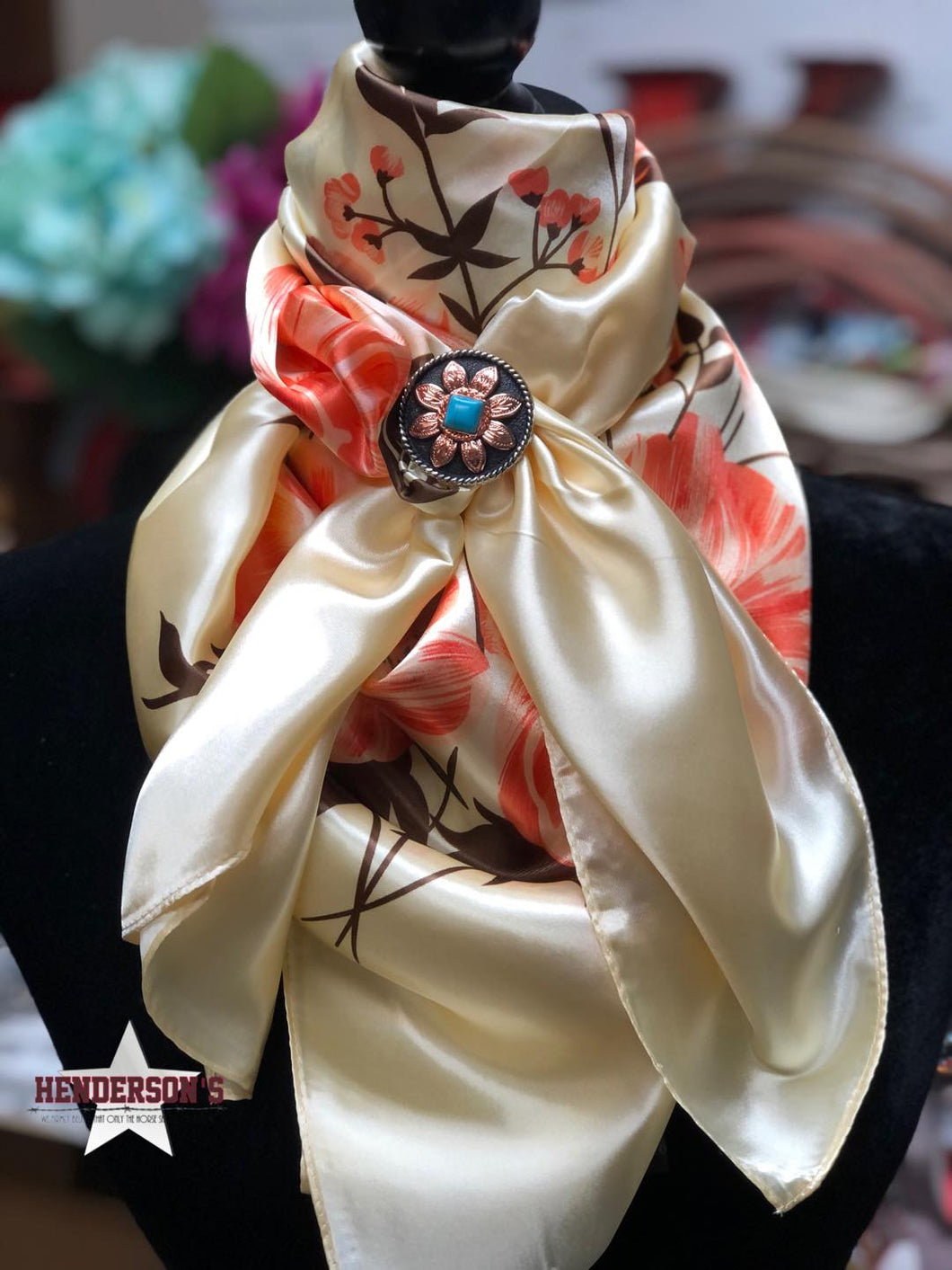 Rodeo Drive Wild Rags/Scarf ~ Cherry Blossom scarfs Rodeo Drive   