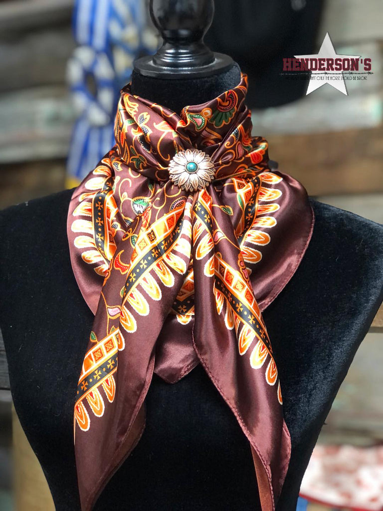 Rodeo Drive Wild Rags/Scarf ~ Chocolate Explosion - Henderson's Western Store