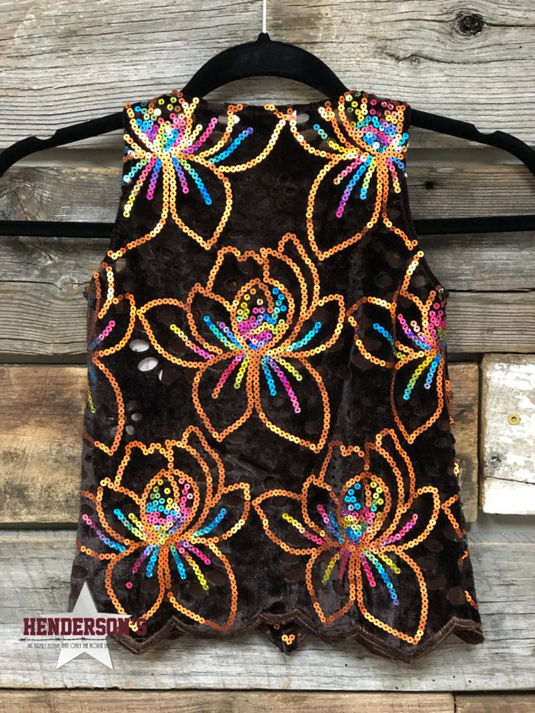 Chocolate Explosion "Mini"  Youth Show Vest Vest Cowgirl Junk Co.   