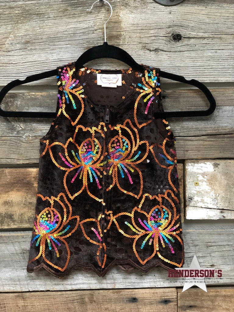 Chocolate Explosion "Mini"  Youth Show Vest Vest Cowgirl Junk Co.   