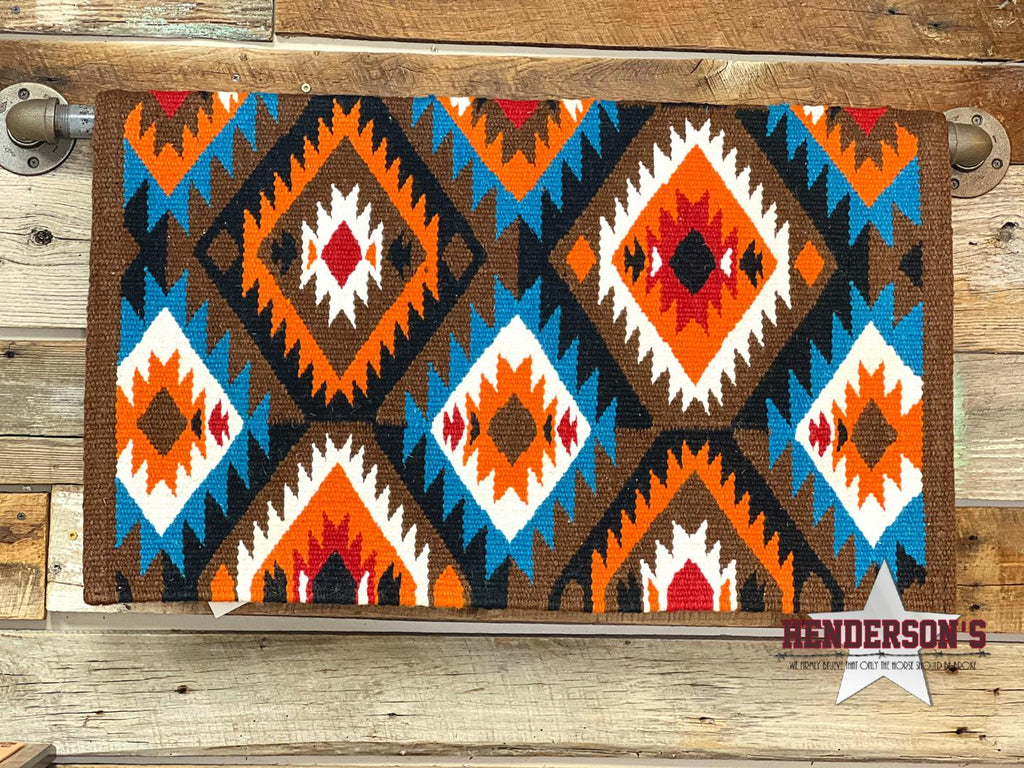 Ranch Pad ~ Aztec ~ Chocolate - Henderson's Western Store