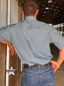 Load image into Gallery viewer, Men&#39;s Cinch Print ~ Navy - Henderson&#39;s Western Store