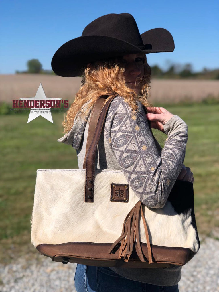 STS Classic Cowhide Tote - Henderson's Western Store