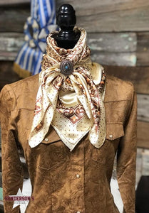 Load image into Gallery viewer, Rodeo Drive Wild Rags/Scarf ~ Vineyard Paisley - Henderson&#39;s Western Store