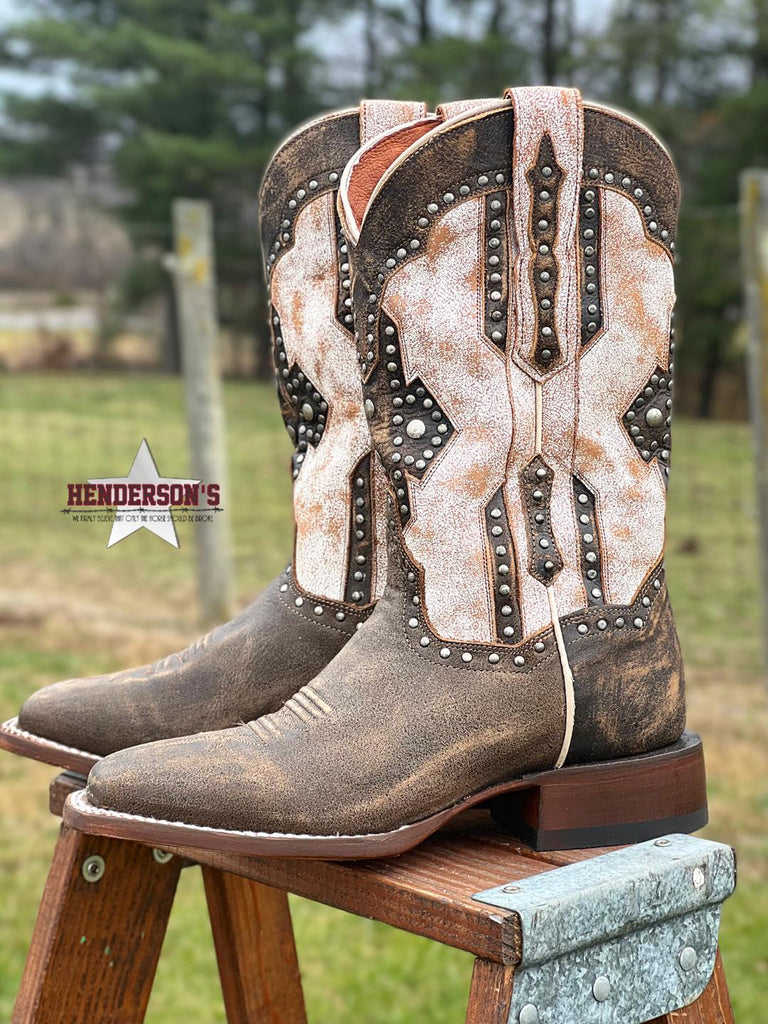 Dan Post Darby Boots ~ White - Henderson's Western Store
