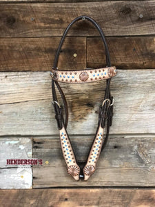 Load image into Gallery viewer, Desert Racer ~ Headstall - Henderson&#39;s Western Store
