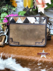 Load image into Gallery viewer, STS Diamond Cowhide Crossbody - Henderson&#39;s Western Store