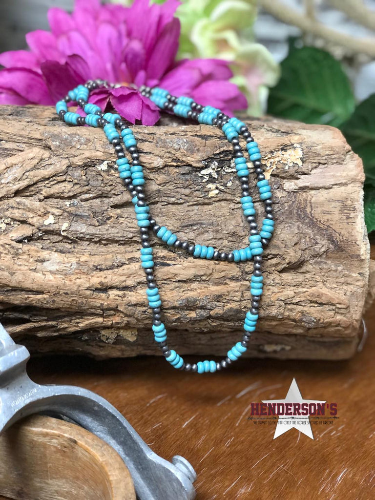 Navajo Pearl Double Layer Necklace - Henderson's Western Store