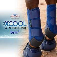 2X Cool Sports Medicine Boots ~ Navy - Henderson's Western Store