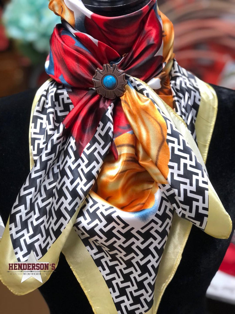 Rodeo Drive Wild Rags/Scarf ~ Floral Fantasy - Henderson's Western Store