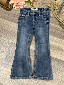 Load image into Gallery viewer, Girl&#39;s Rock &amp; Roll Bootcut Jeans ~ Medium Wash - Henderson&#39;s Western Store