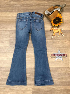 Load image into Gallery viewer, Girl&#39;s Rock &amp; Roll Trouser Jeans ~ Lt Wash - Henderson&#39;s Western Store