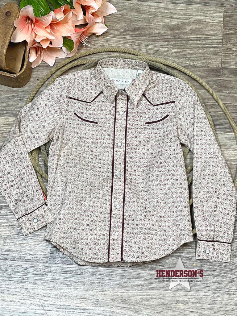 Girl's Vintage Floral Shirt - Henderson's Western Store