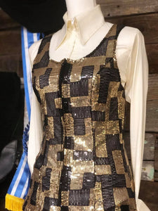 Load image into Gallery viewer, Gold Brick Show Vest Vest Cowgirl Junk Co.   