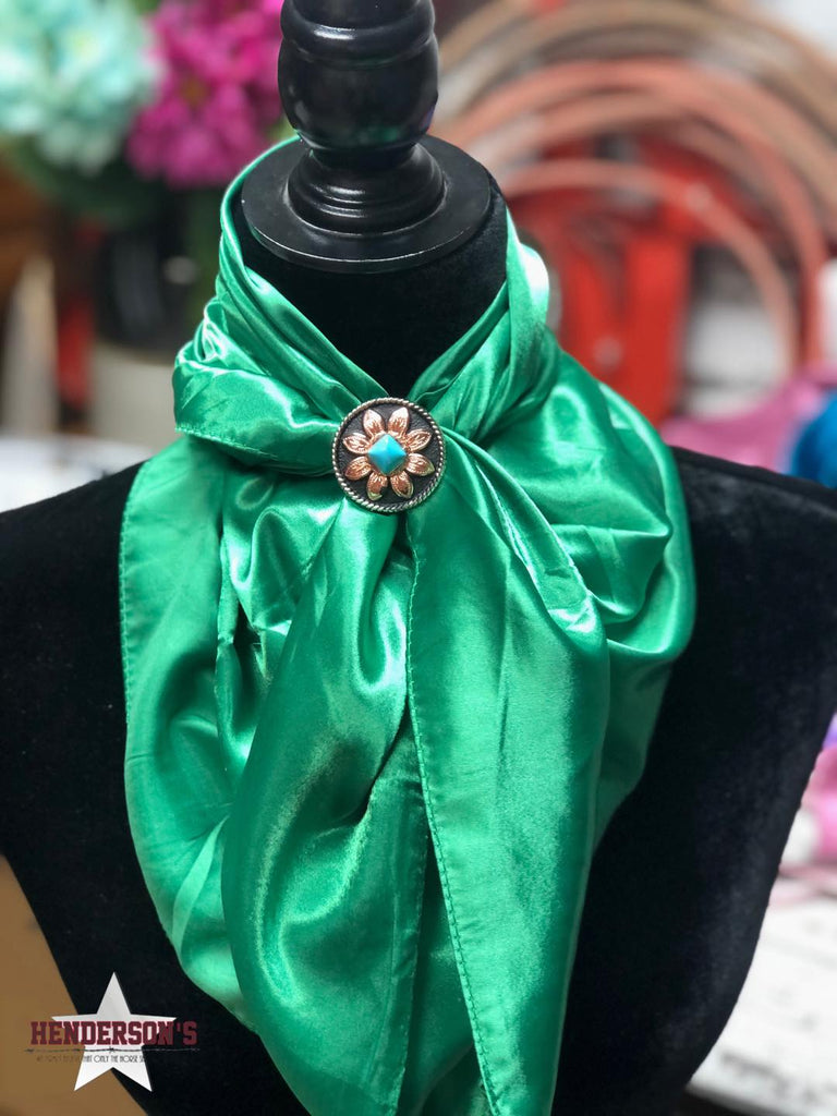 Rodeo Drive Wild Rags/Scarf ~ Emerald Green scarfs Rodeo Drive   