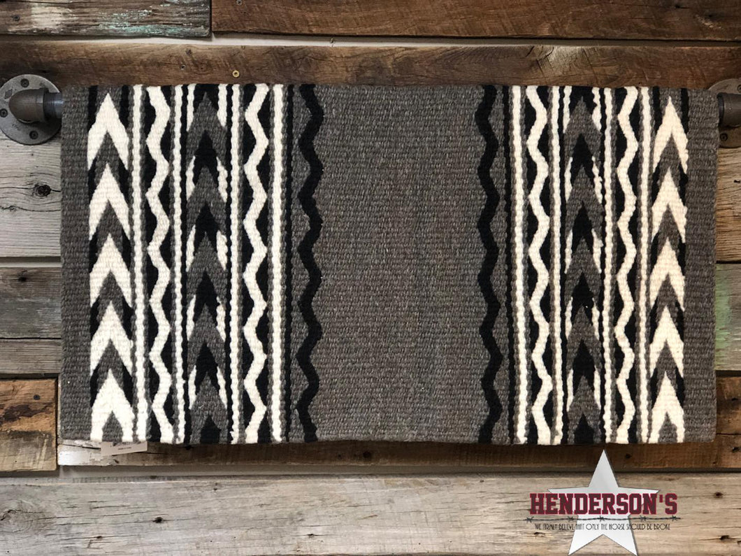 Arrowhead Blanket ~ Grey W/Black - Henderson's Western Store