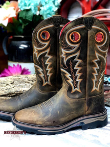 Load image into Gallery viewer, Hazel Bay Cowhide Work Boots - Henderson&#39;s Western Store