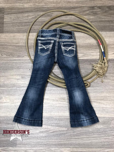 Load image into Gallery viewer, Girl&#39;s Rock &amp; Roll Trouser Jeans ~ Ivory Stitching - Henderson&#39;s Western Store