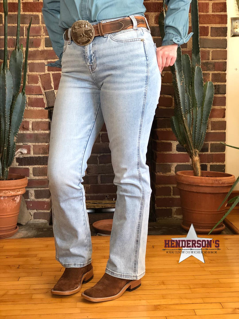 Junior High Rise Jeans by Rock & Roll ~ Powder Blue - Henderson's Western Store