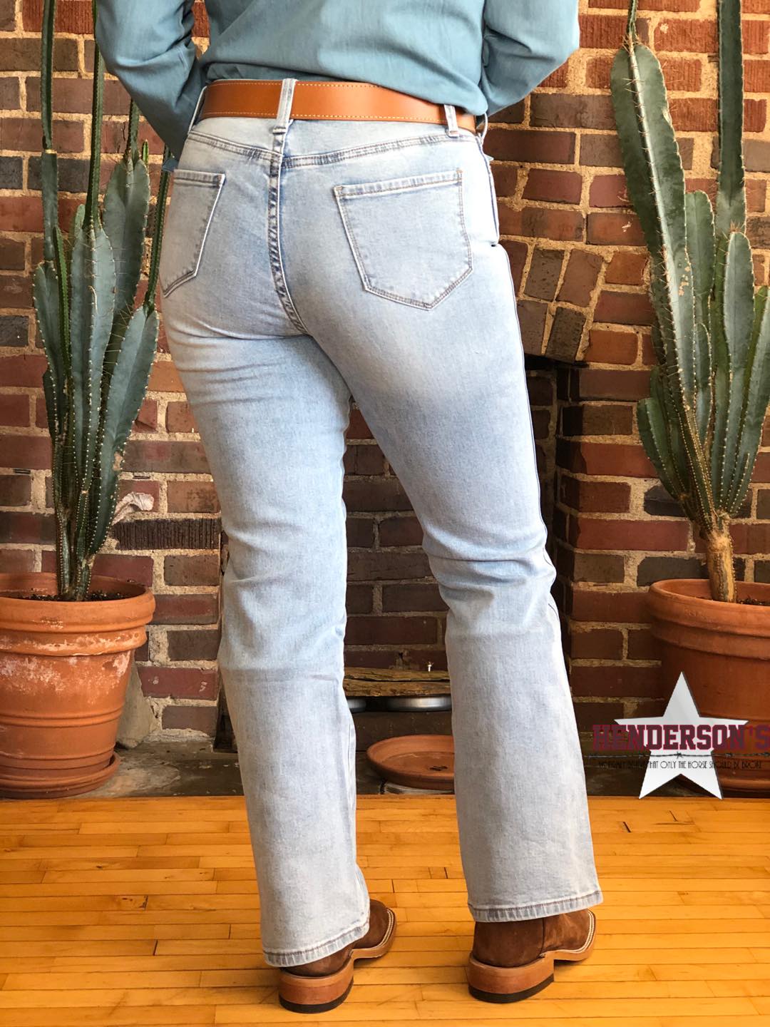 Junior High Rise Jeans by Rock & Roll ~ Powder Blue
