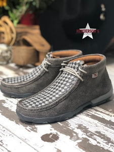 Load image into Gallery viewer, Ladies Chukka Driving Moc ~ Grey Women&#39;s Boots Twisted X   