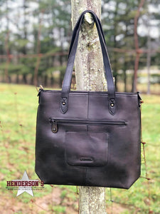 Load image into Gallery viewer, Leather Travel Tote - Henderson&#39;s Western Store