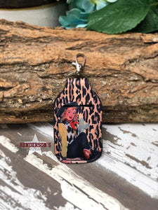 Load image into Gallery viewer, Hand Sanitizer Holder Accessories Cowgirl Junk Co. Leopard Cowgirl  