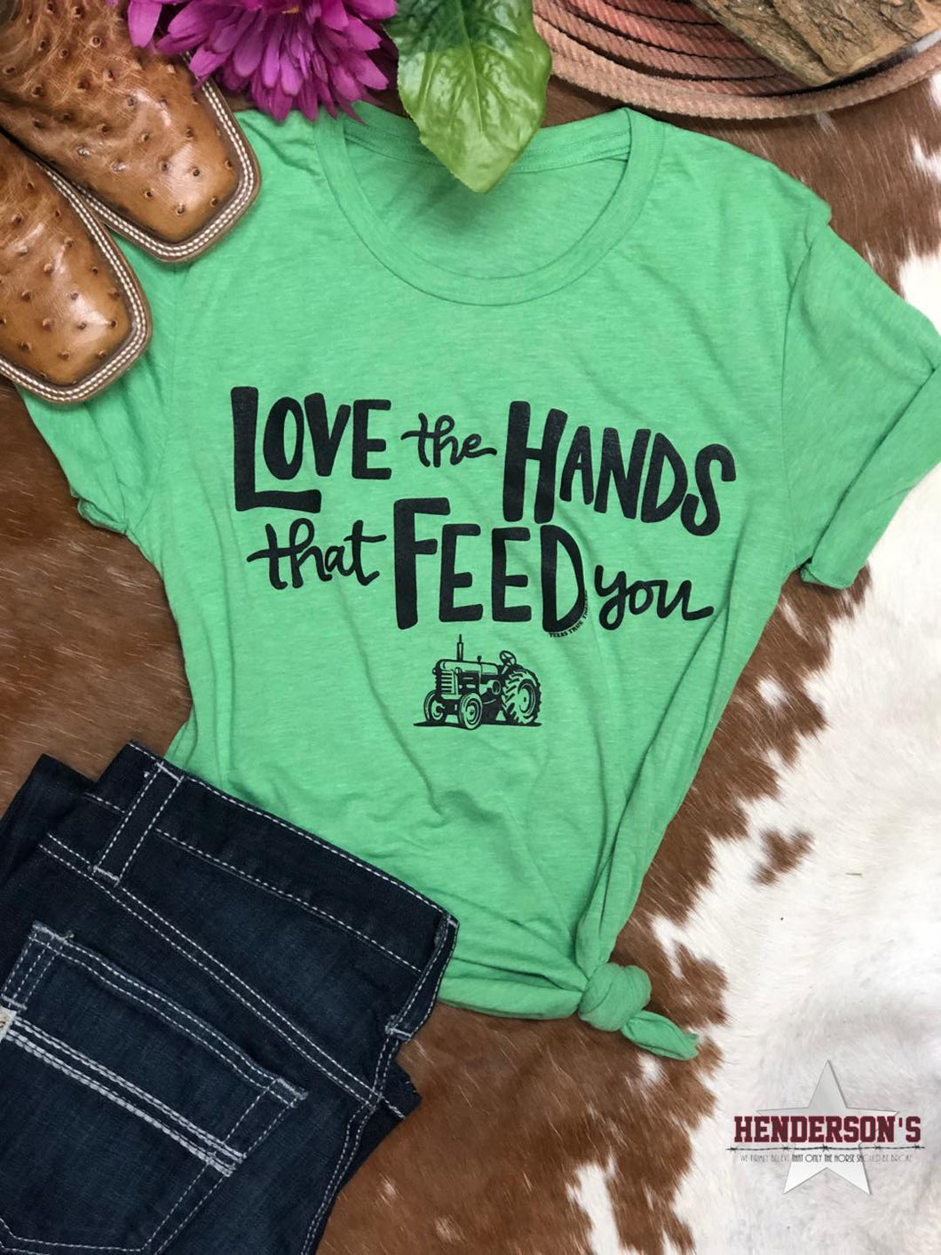 Love The Hands Tee - Henderson's Western Store