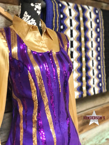 Load image into Gallery viewer, Madri Gras Show Vest - Henderson&#39;s Western Store