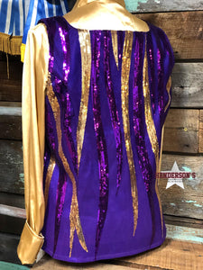 Load image into Gallery viewer, Madri Gras Show Vest - Henderson&#39;s Western Store